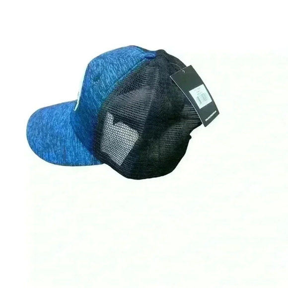 Affliction Trucker Hat Snapback Cap Blue Black NWT with logo - Picture 2 of 6